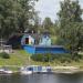 Территория водно-спортивной базы в городе Псков