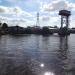 Левая опора моста через реку Прегель в городе Калининград