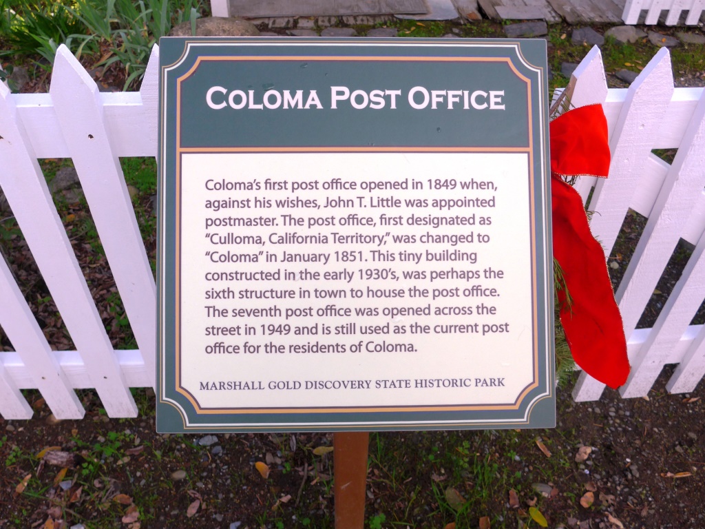 Coloma's First US Post Office