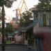 Пешеходный мост с КПП в городе Мариуполь