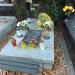 The tomb of Janusz Przymanowski in Warsaw city