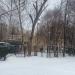Старый уличный фонарь в городе Москва
