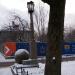 Фонарь памятник в городе Гатчина
