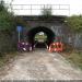 Radford Meadows railway underpass in Stafford city