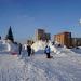 Снежный городок в городе Кемерово