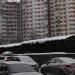 Въезд в подземный паркинг в городе Москва