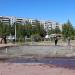 Светодинамический сухой фонтан в городе Омск