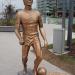 Estátua do jogador Leandro na Cabo Frio city
