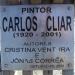 Estátua do artista Carlos Scliar na Cabo Frio city