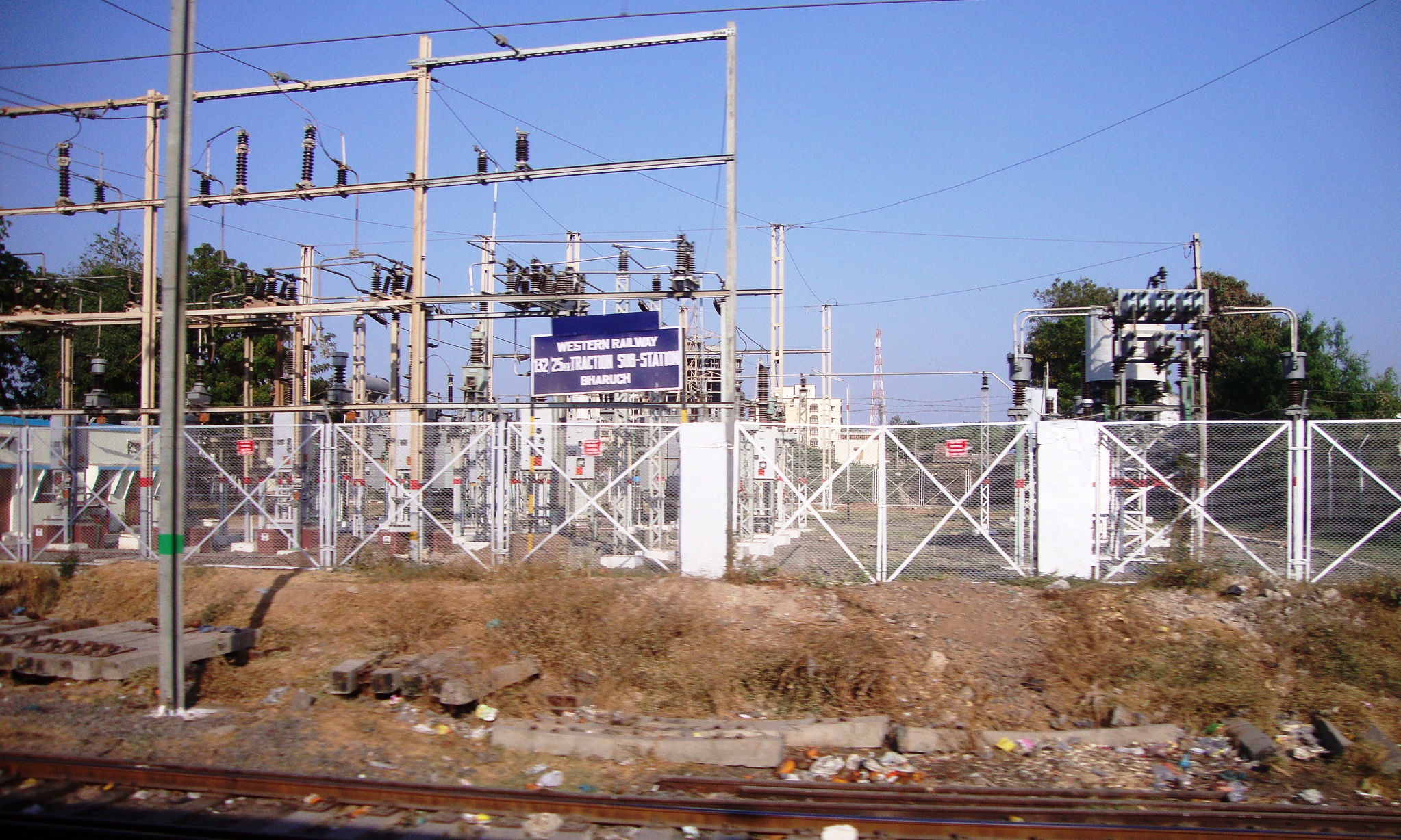 Electrical Traction SubStation Bharuch railway traction substation