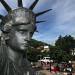 Estátua da Liberdade na Rio de Janeiro city