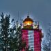 Krasnaya Gorka lighthouse in Lebyazhye city