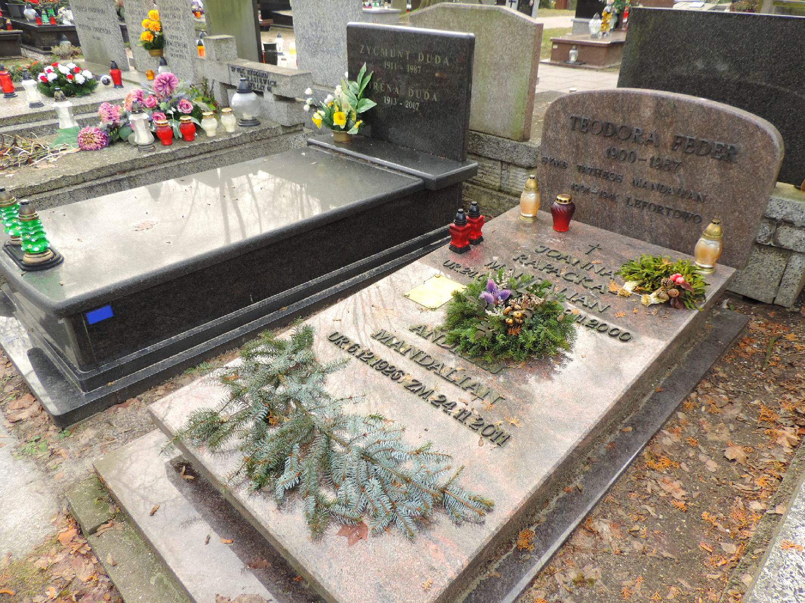 The Grave Of Andrzej Mandalian - Warsaw