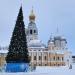 Место установки новогодней ели в городе Вологда
