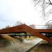 New pedestrian bridge in Tirana city