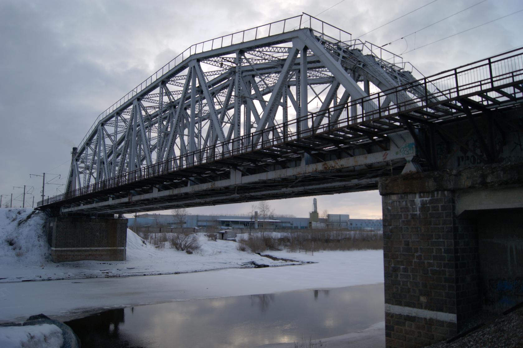 Мост города Сокол Вологодской области