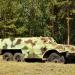 Two Soviet armored personnel carrier BTR-152