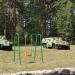 Two Soviet armored personnel carrier BTR-152