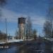 Водонапорная башня в городе Сольцы
