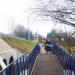 Пешеходный мост в городе Сольцы