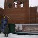 Строящаяся Никольская церковь в городе Рощино