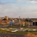Клумба в городе Жезказган