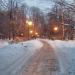 Бульвар на ул. Гарибальди в городе Москва