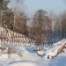 Решётки бобслейного трека в городе Вышгород