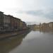 Ponte di mezzo in Pisa city