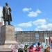 Памятник Канышу Сатпаеву в городе Сатпаев