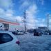 Анкерно-угловая опора ЛЭП 500 кВ в городе Москва