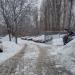 Огороженная автостоянка в городе Москва