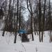 Деревянная лестница в городе Москва