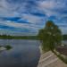 Канал в прибрежном парке в городе Каменск-Шахтинский