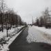 Аллея в городе Москва