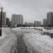 Аллея в городе Москва