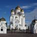 Территория храма Рождества Христова в городе Красноярск