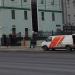 Шлагбаум в городе Москва
