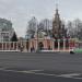 Территория храма Иоанна Воина в городе Москва