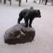 Скульптура «Медведь» в городе Петрозаводск