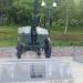 Мемориальный комплекс с военной техникой в городе Южно-Сахалинск