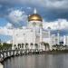 Omar Ali Saifuddien Mosque in Bandar Seri Begawan city