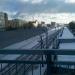 Разобранный пешеходный мост над путями МЦК в городе Москва