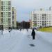 Аллея в городе Екатеринбург