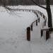Пешеходный прогулочный мост через Большой Воронцовский пруд в городе Москва