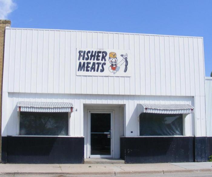 Fisher Meats Fisher, Minnesota store / shop, butcher's shop