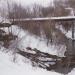 Остатки бывшего однопролётного железнодорожного моста Медведковской ветки в городе Москва