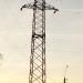 Electricity pylon in Lipetsk city