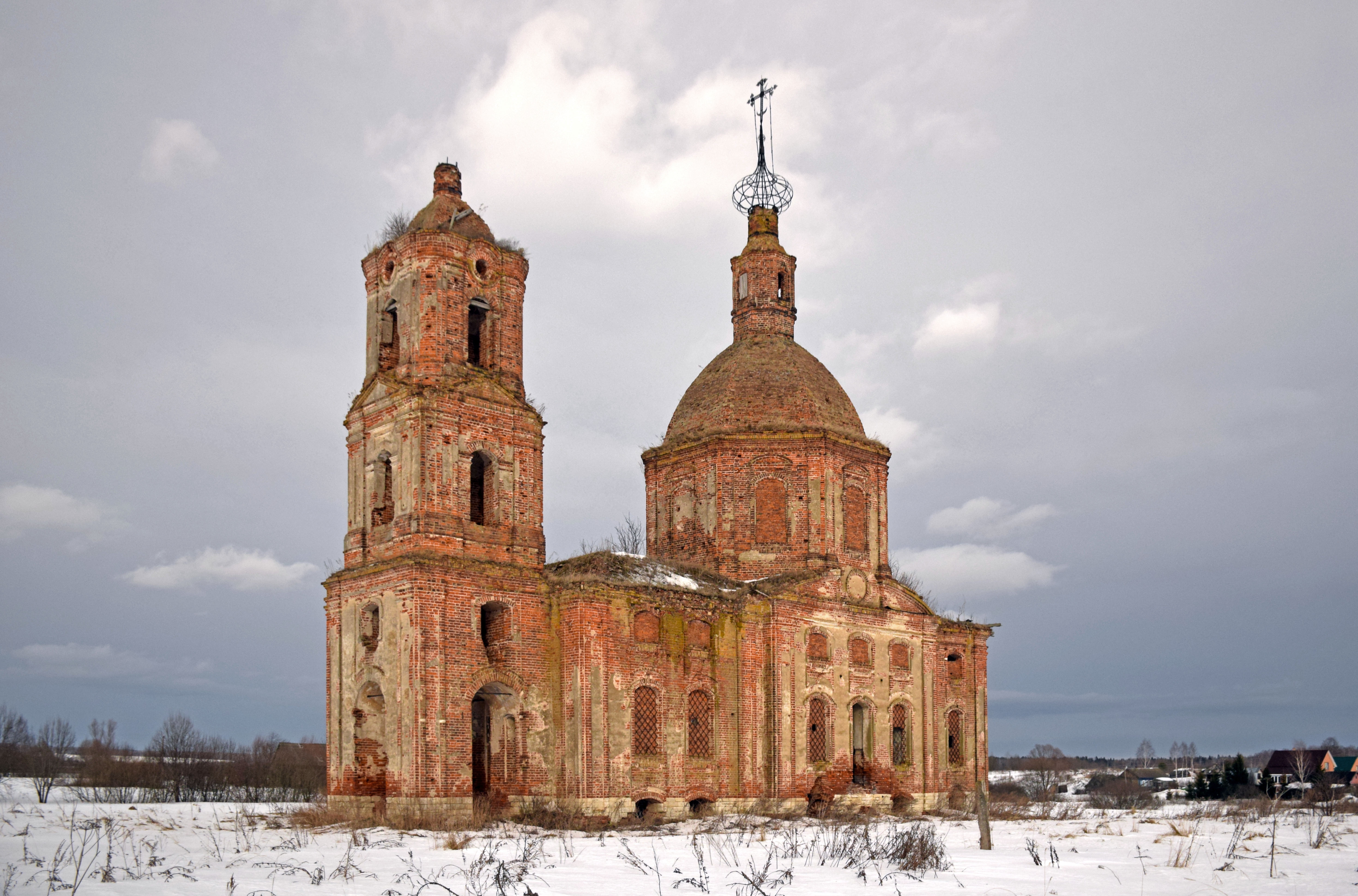 Новоникольское разрушенная Церковь