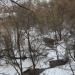 Пешеходный мост через реку Холынка в городе Ржев